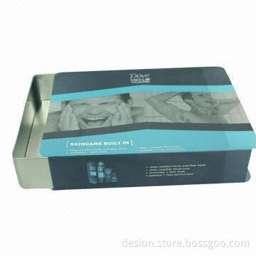 Tin box with PET cover